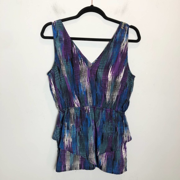 Rusty Purple Printed Top - Picture 3 of 3